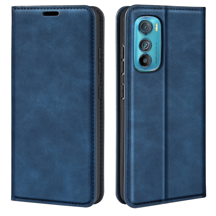 For Motorola Moto Edge 30 5G Retro-skin Magnetic Suction Leather Phone Case