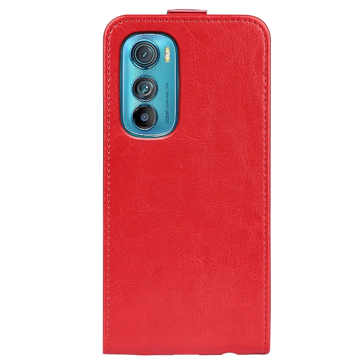 For Motorola Moto Edge 30 5G R64 Texture Vertical Flip Leather Phone Case