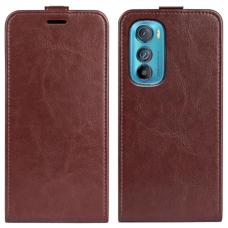 For Motorola Moto Edge 30 5G R64 Texture Vertical Flip Leather Phone Case