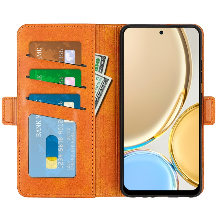 For Honor X30 / Magic 4 Lite Dual-side Magnetic Buckle Horizontal Flip Leather Phone Case