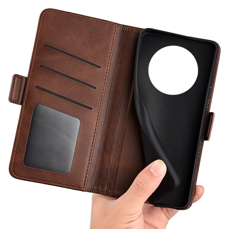 For Honor X30 / Magic 4 Lite Dual-side Magnetic Buckle Horizontal Flip Leather Phone Case