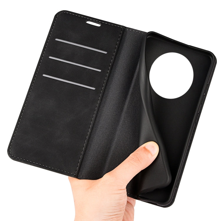 For Honor X30 / Magic 4 Lite Retro-skin Magnetic Suction Leather Phone Case