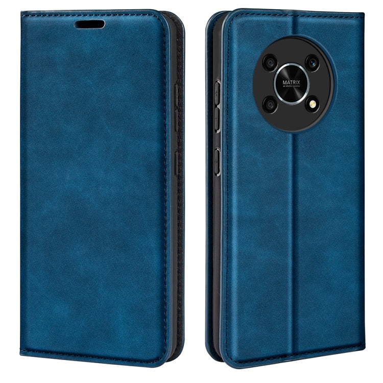 For Honor X30 / Magic 4 Lite Retro-skin Magnetic Suction Leather Phone Case