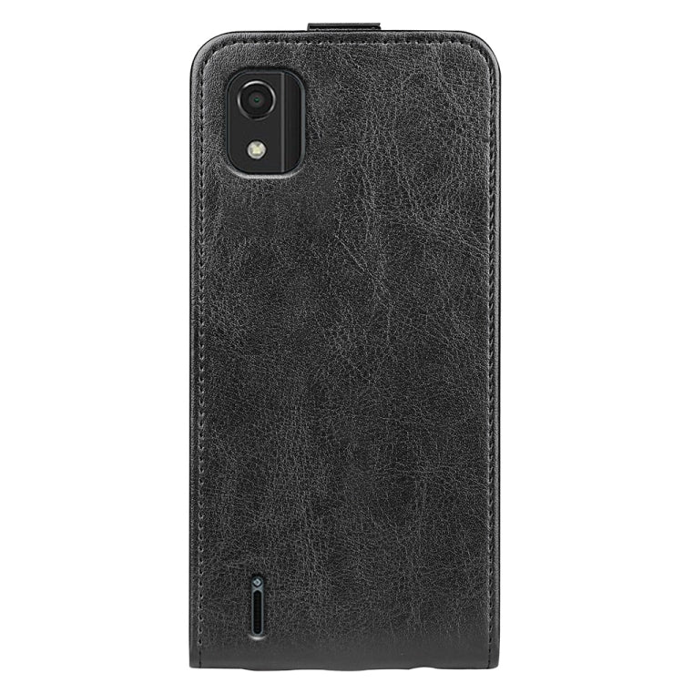 For Nokia C2 2nd Edition R64 Texture Vertical Flip Leather Phone Case