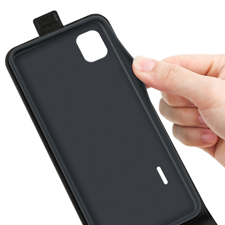 For Nokia C2 2nd Edition R64 Texture Vertical Flip Leather Phone Case