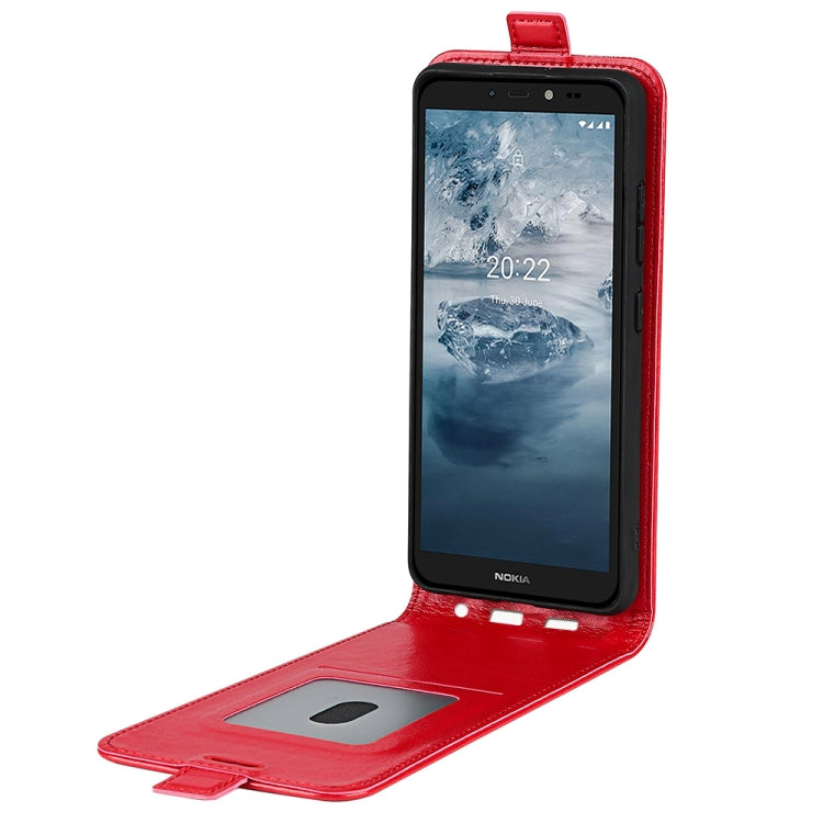 For Nokia C2 2nd Edition R64 Texture Vertical Flip Leather Phone Case