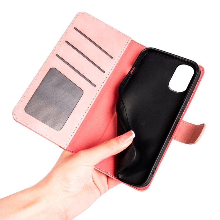 For Motorola Moto E32 4G Stitching Horizontal Flip Leather Phone Case