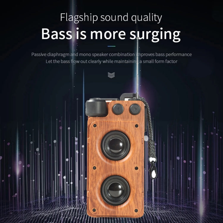 A8 Portable Retro FM Radio Wireless Bluetooth Speaker