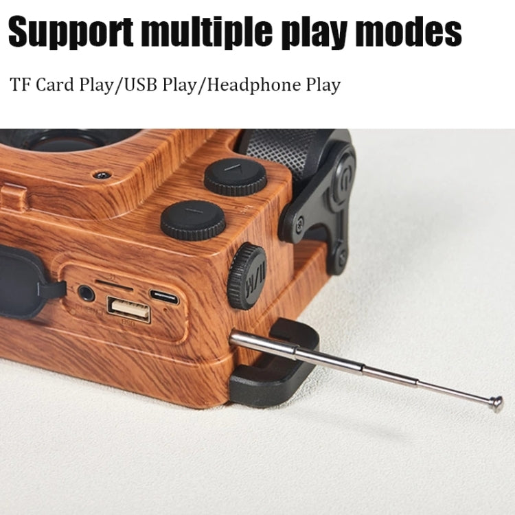 A8 Portable Retro FM Radio Wireless Bluetooth Speaker