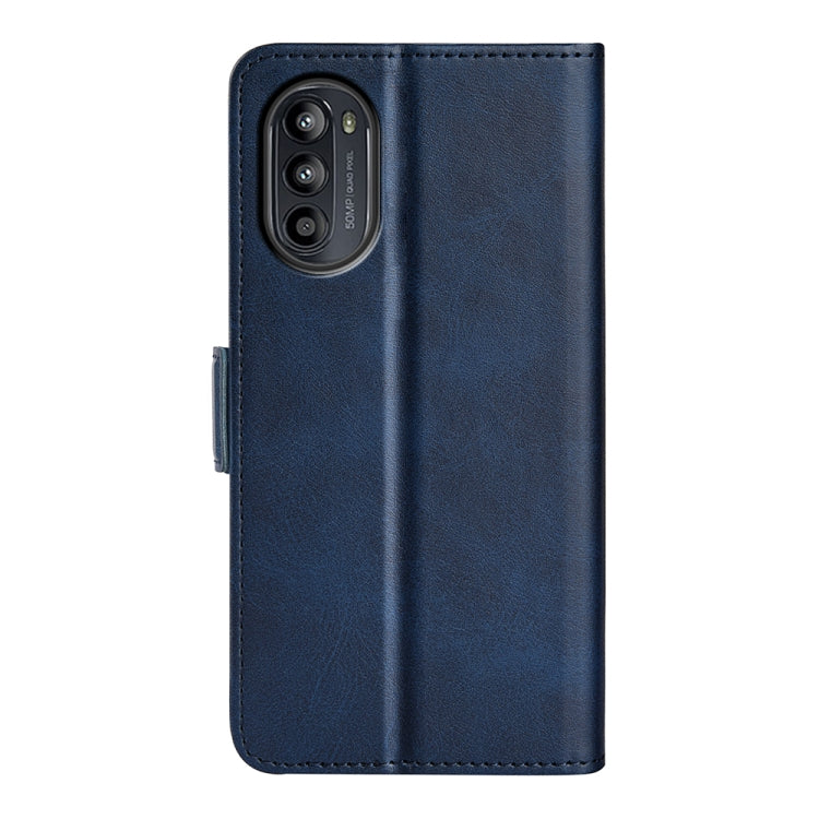 For Motorola Moto G52j 5G Dual-side Magnetic Buckle Flip Leather Phone Case