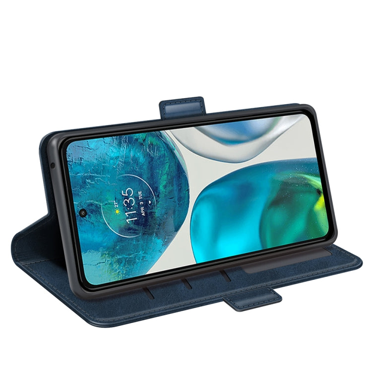 For Motorola Moto G52j 5G Dual-side Magnetic Buckle Flip Leather Phone Case