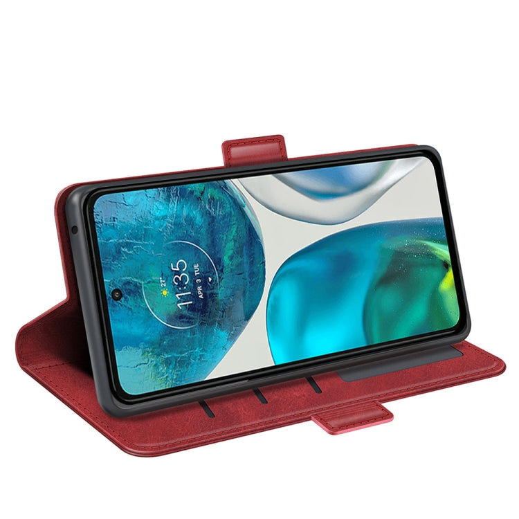 For Motorola Moto G52j 5G Dual-side Magnetic Buckle Flip Leather Phone Case