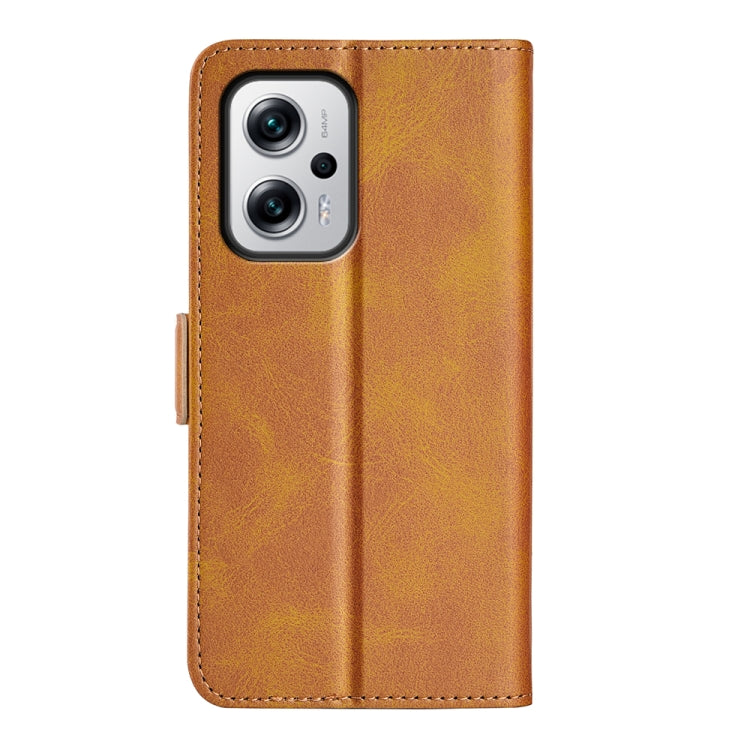For Xiaomi Redmi Note 11T Pro / Note 11T Pro+ Dual-side Magnetic Buckle Flip Leather Phone Case