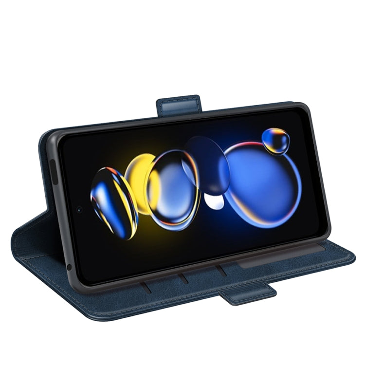 For Xiaomi Redmi Note 11T Pro / Note 11T Pro+ Dual-side Magnetic Buckle Flip Leather Phone Case