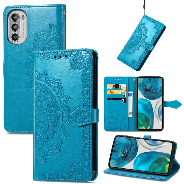 For OPPO Realme C35 Mandala Flower Embossed Horizontal Flip Leather Phone Case