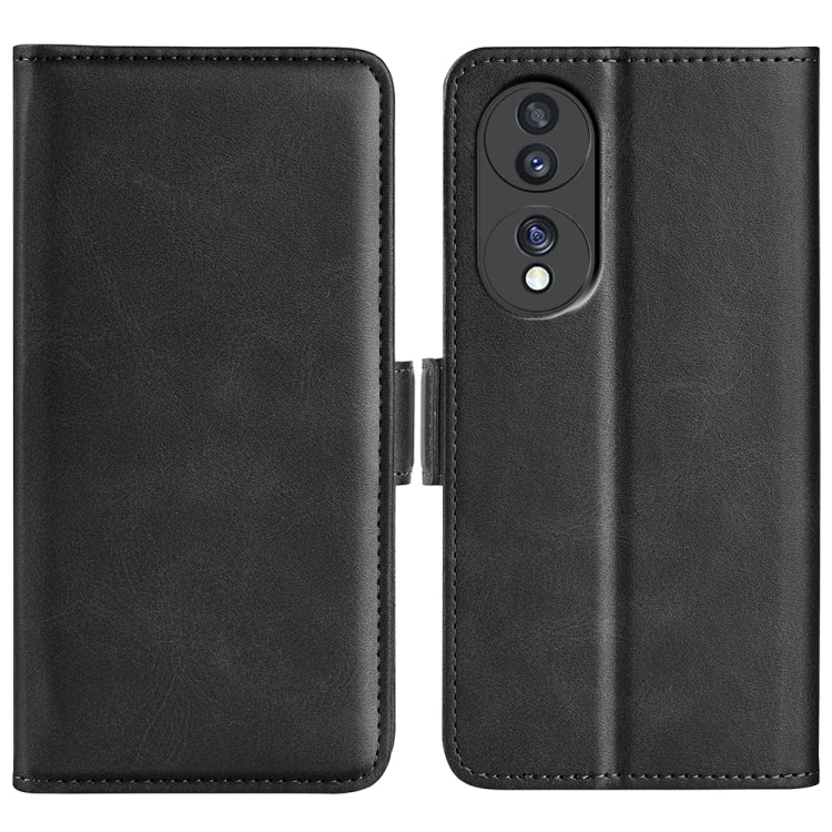 For Honor 70 Dual-side Magnetic Buckle Flip Leather Phone Case