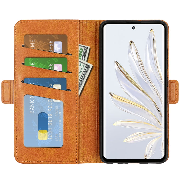 For Honor 70 Dual-side Magnetic Buckle Flip Leather Phone Case