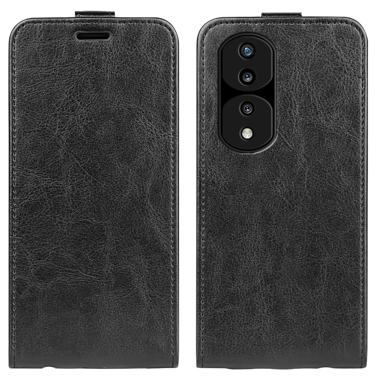 For Honor 70 Pro R64 Texture Vertical Flip Leather Phone Case
