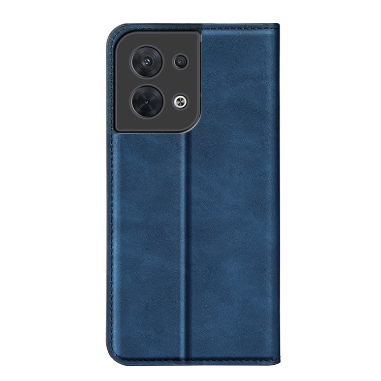 For OPPO Reno8 Retro-skin Magnetic Suction Leather Phone Case