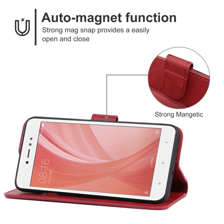 For Xiaomi Redmi Note 5A / Redmi Y1 Lite Leather Phone Case