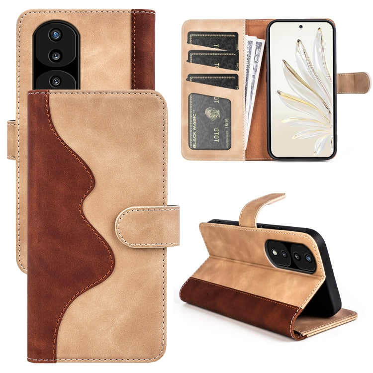 For Honor 70 Pro Stitching Horizontal Flip Leather Phone Case