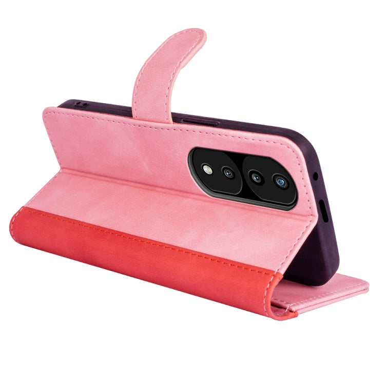 For Honor 70 Pro Stitching Horizontal Flip Leather Phone Case