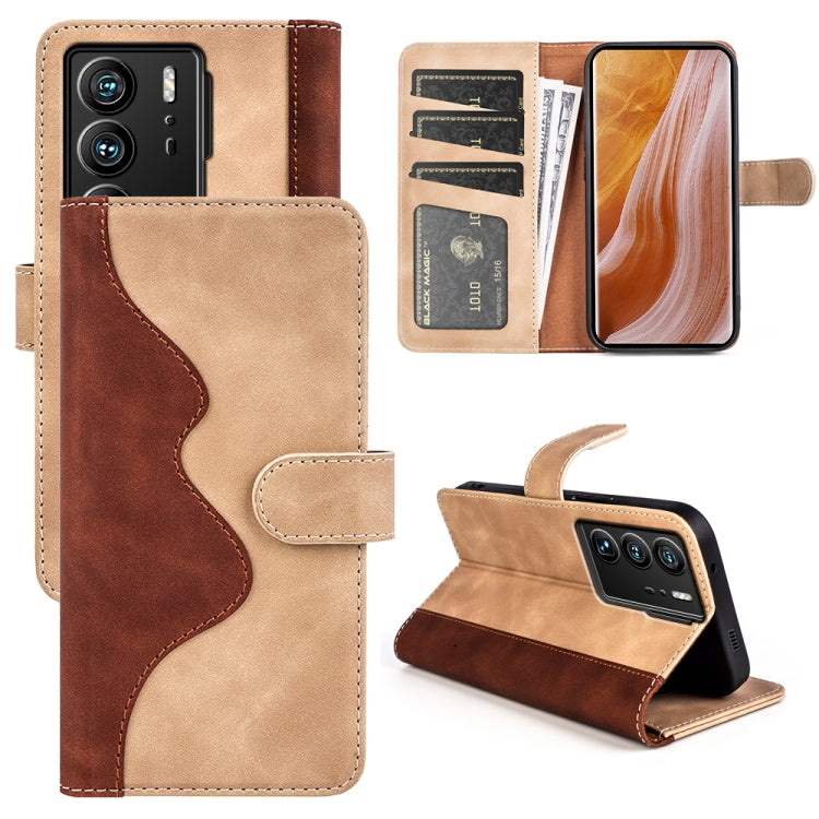 For ZTE Axon 40 Ultra Stitching Horizontal Flip Leather Phone Case