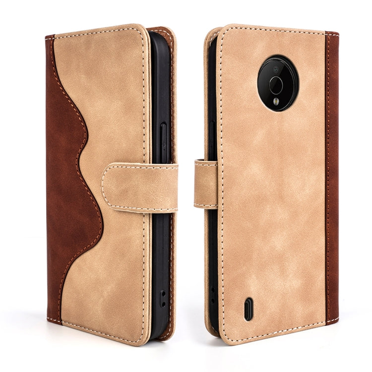 For Nokia C200 Stitching Horizontal Flip Leather Phone Case