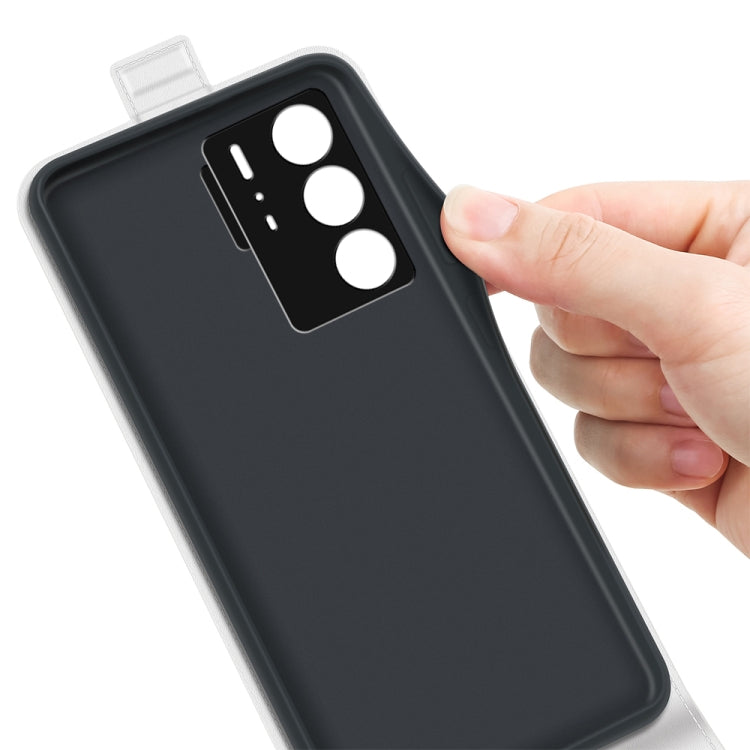 For ZTE Axon 40 Ultra R64 Texture Vertical Flip Leather Phone Case