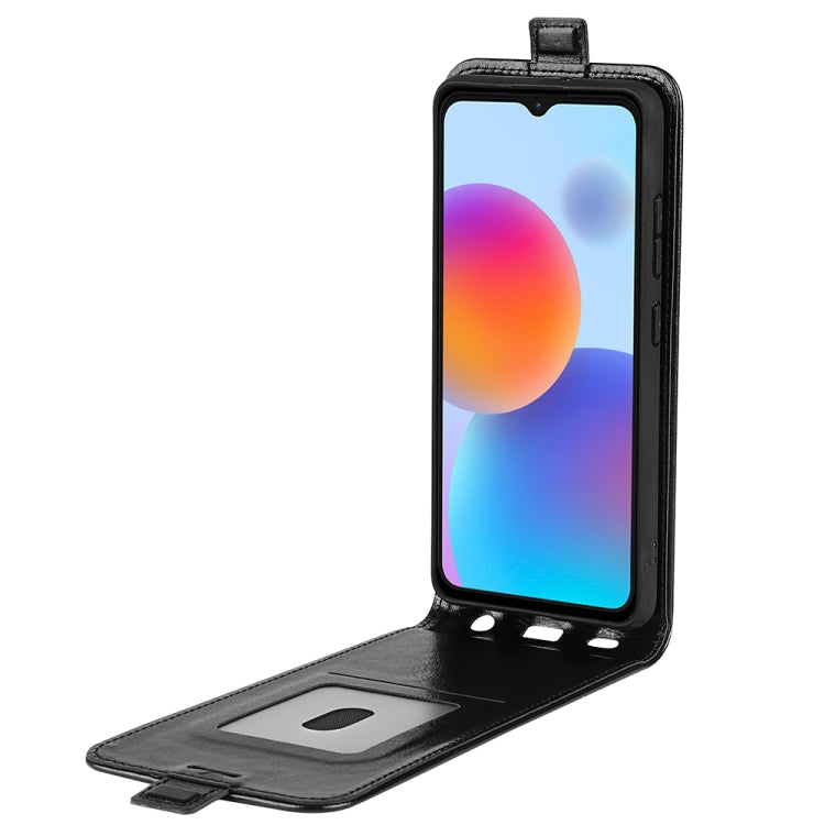 For ZTE Blade A52 R64 Texture Vertical Flip Leather Phone Case