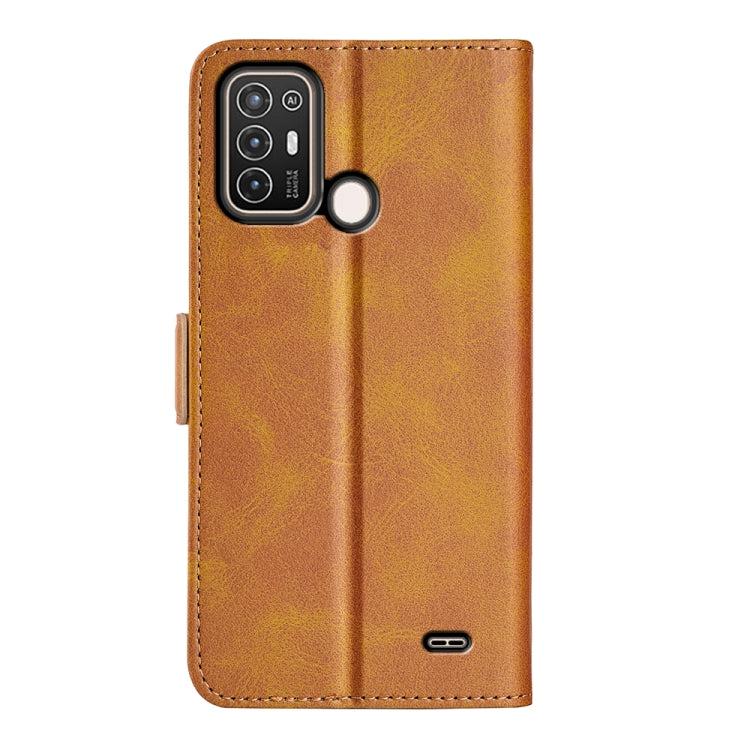 For ZTE Blade A52 Dual-side Magnetic Buckle Leather Phone Case