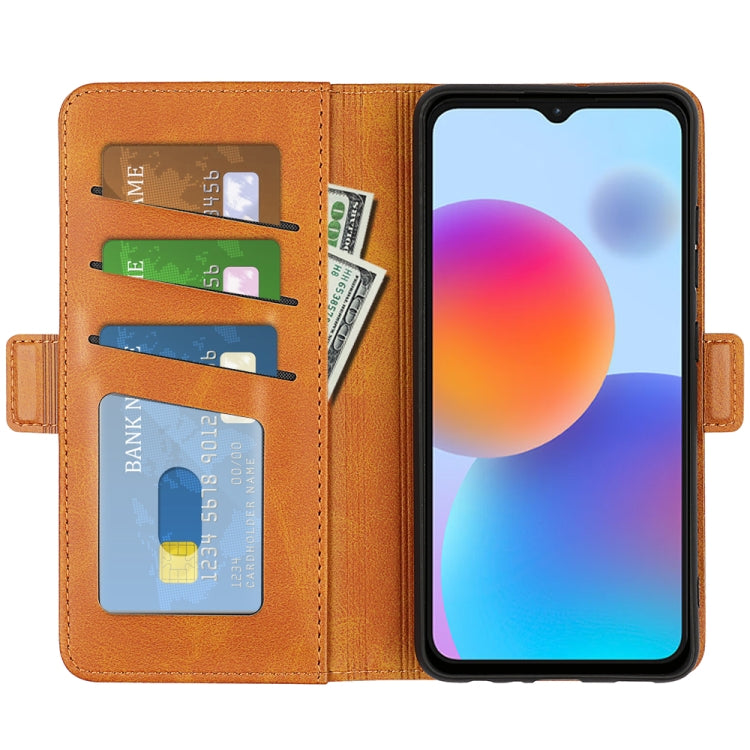 For ZTE Blade A52 Dual-side Magnetic Buckle Leather Phone Case