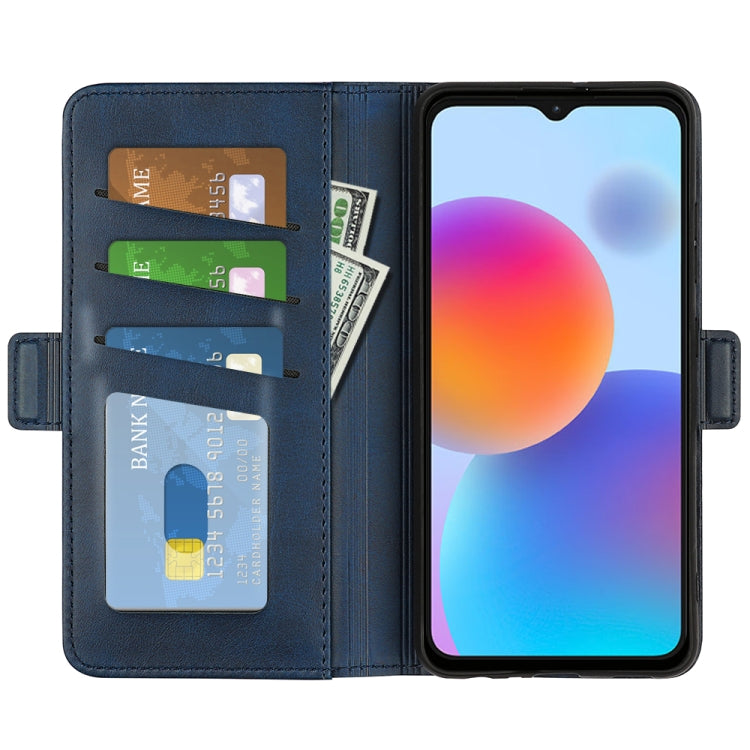 For ZTE Blade A52 Dual-side Magnetic Buckle Leather Phone Case