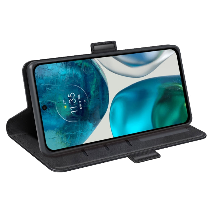 For Motorola Moto G42 Dual-side Magnetic Buckle Leather Phone Case