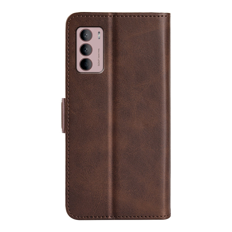 For Motorola Moto G42 Dual-side Magnetic Buckle Leather Phone Case
