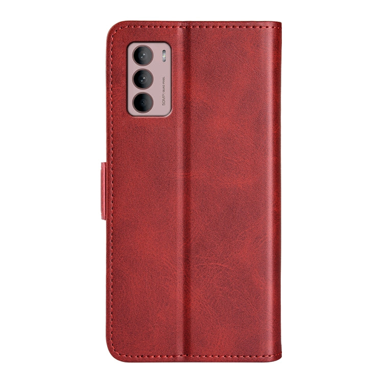For Motorola Moto G42 Dual-side Magnetic Buckle Leather Phone Case