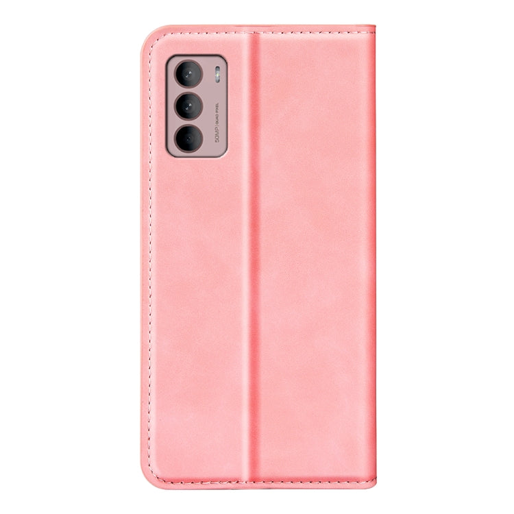 For Motorola Moto G42 Retro-skin Magnetic Suction Leather Phone Case