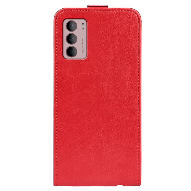 For Motorola Moto G42 R64 Texture Vertical Flip Leather Phone Case