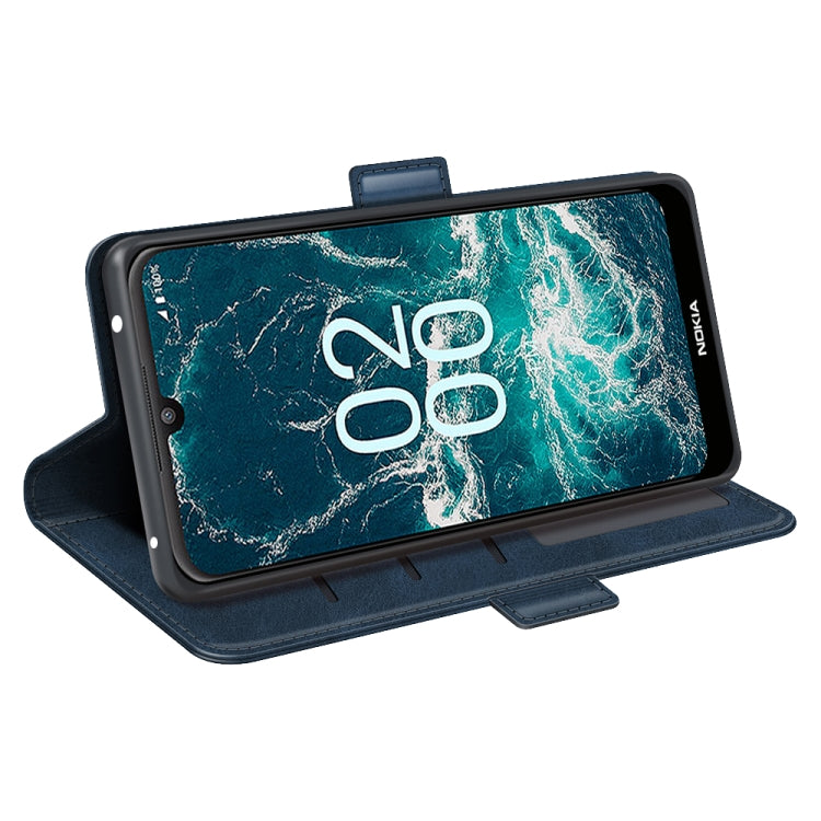 For Nokia C200 Dual-side Magnetic Buckle Horizontal Flip Leather Phone Case
