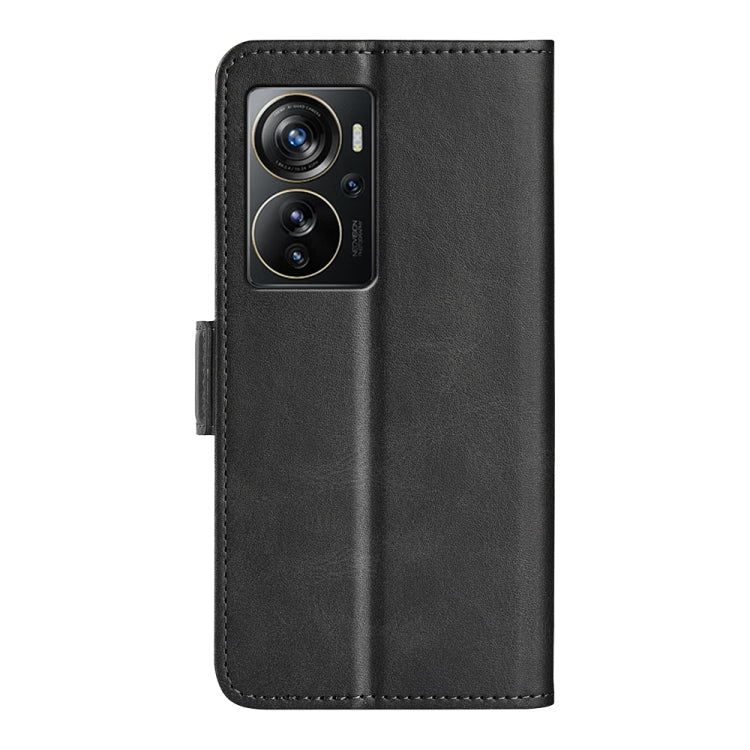 For ZTE Axon 40 Pro Dual-side Magnetic Buckle Horizontal Flip Leather Phone Case