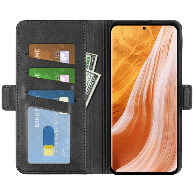 For ZTE Axon 40 Pro Dual-side Magnetic Buckle Horizontal Flip Leather Phone Case