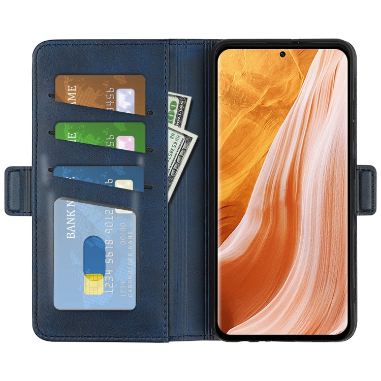 For ZTE Axon 40 Pro Dual-side Magnetic Buckle Horizontal Flip Leather Phone Case