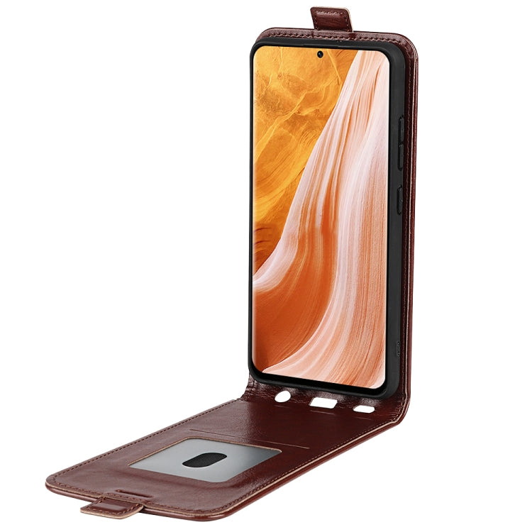 For ZTE Axon 40 Pro R64 Texture Vertical Flip Leather Phone Case