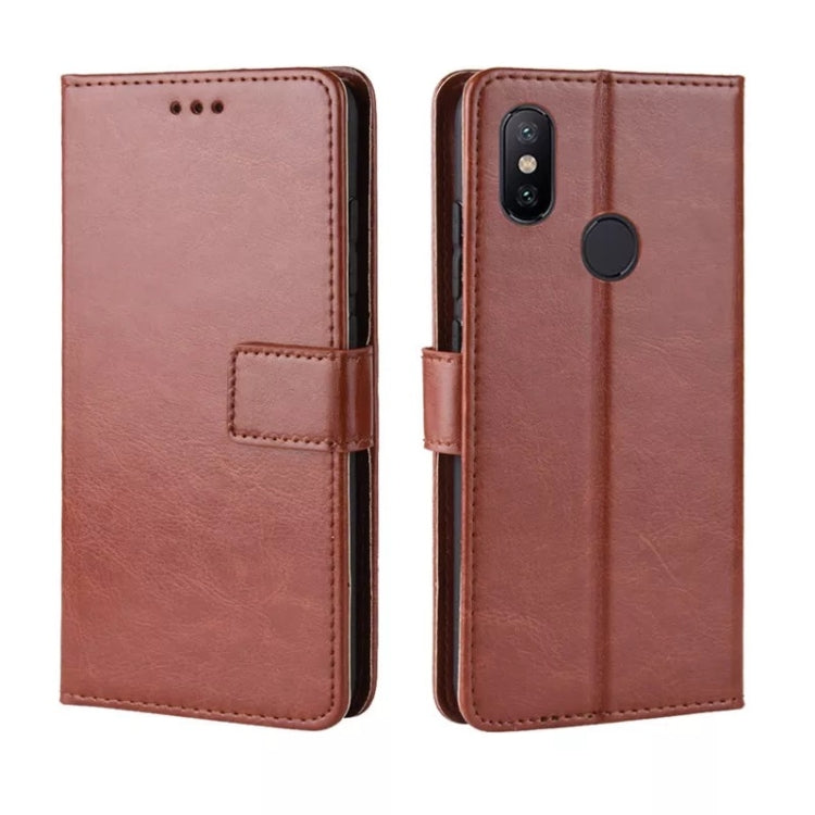 Calf Texture Horizontal Flip Leather Case for Xiaomi Mi 6X/Mi A2 , with Holder & Card Slots & Wallet