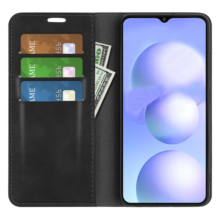 For Xiaomi Poco M4 5G Retro-skin Magnetic Suction Leather Phone Case