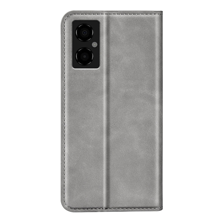 For Xiaomi Poco M4 5G Retro-skin Magnetic Suction Leather Phone Case