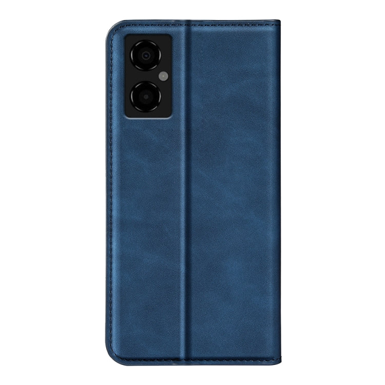 For Xiaomi Poco M4 5G Retro-skin Magnetic Suction Leather Phone Case