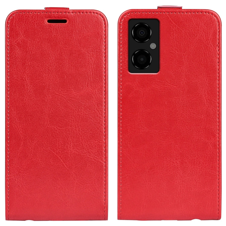 For Xiaomi Poco M4 5G R64 Texture Vertical Flip Leather Phone Case