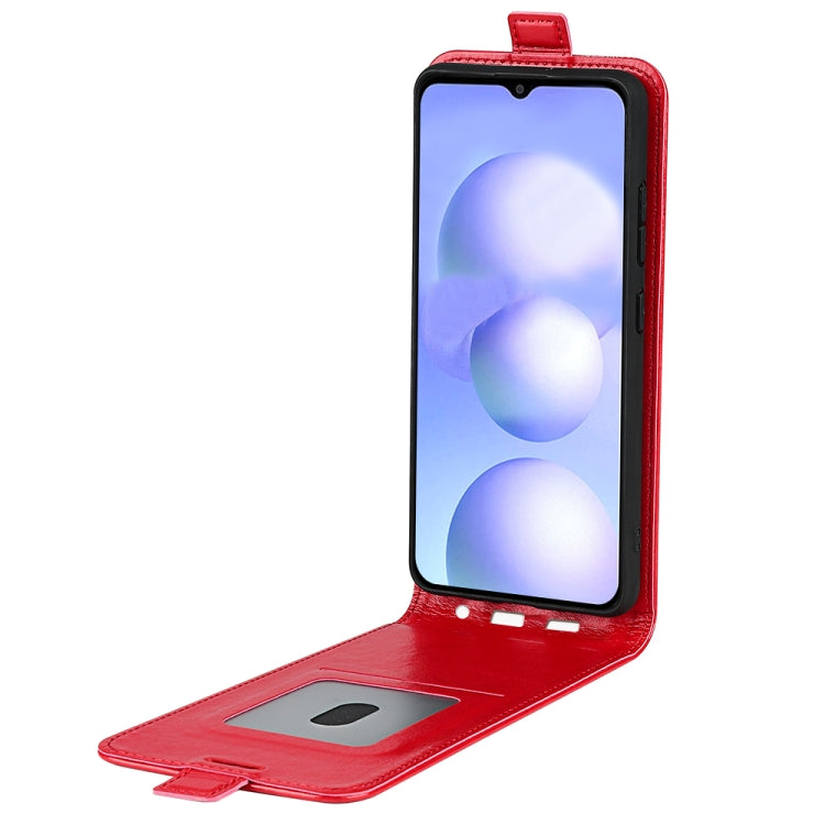 For Xiaomi Poco M4 5G R64 Texture Vertical Flip Leather Phone Case