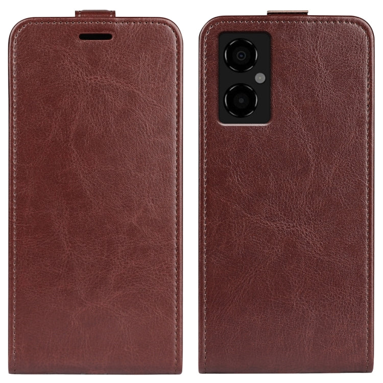 For Xiaomi Poco M4 5G R64 Texture Vertical Flip Leather Phone Case